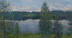 В краю озер, 2026г., х.м., 40х75